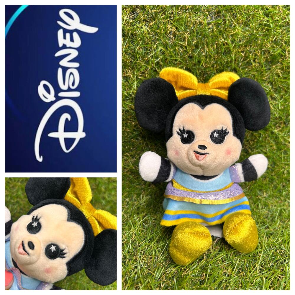 Disney Minnie Mouse Wishables 50th‎ Anniversary Plush Toy Soft Stuffed 5"